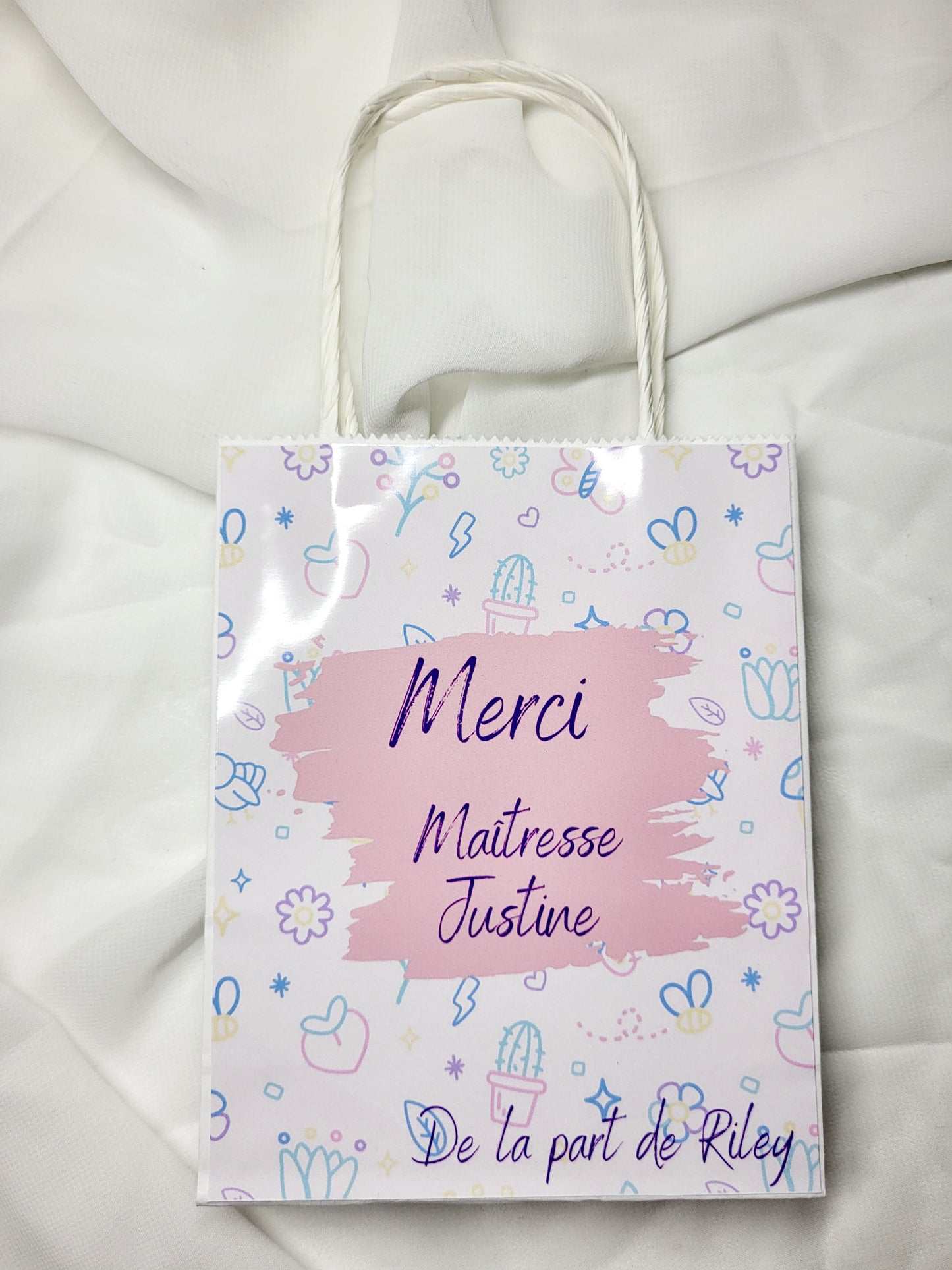 Sac kraft blanc mini