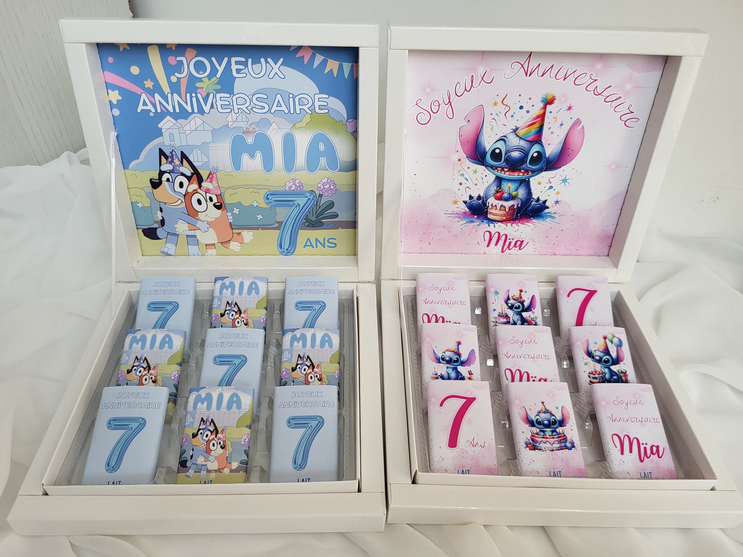 Boite de chocolats ×9