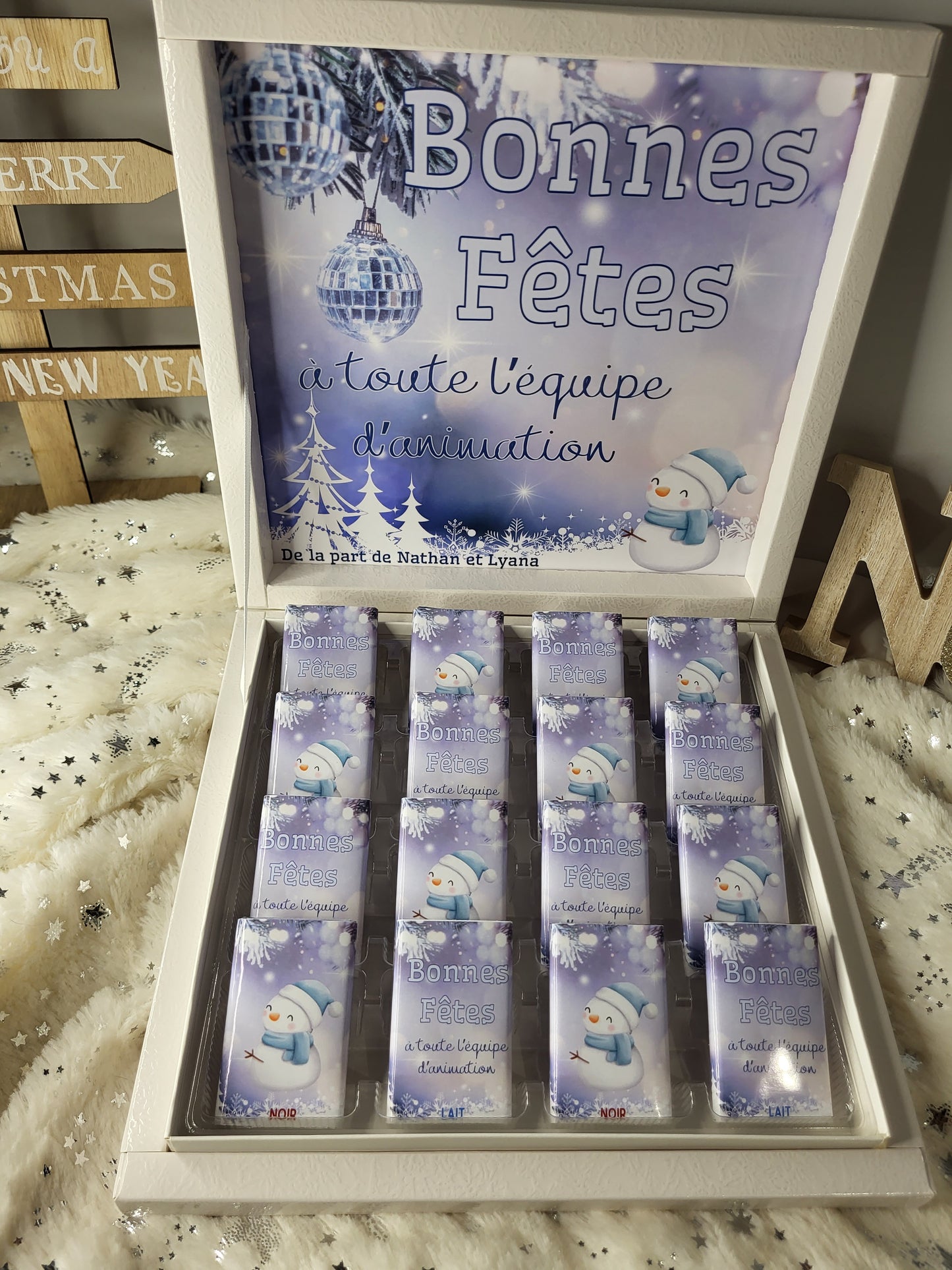 Boite de chocolats ×16