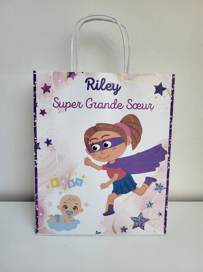 Sac kraft blanc
