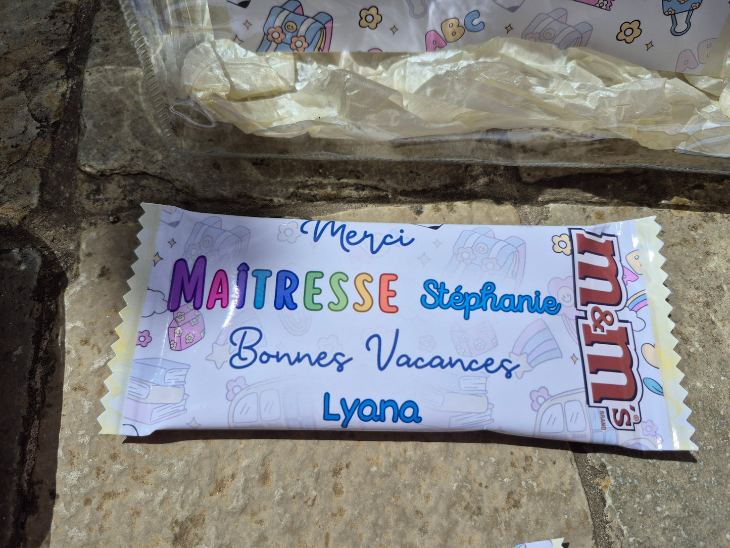 Sac transparent fin d'Année Scolaire